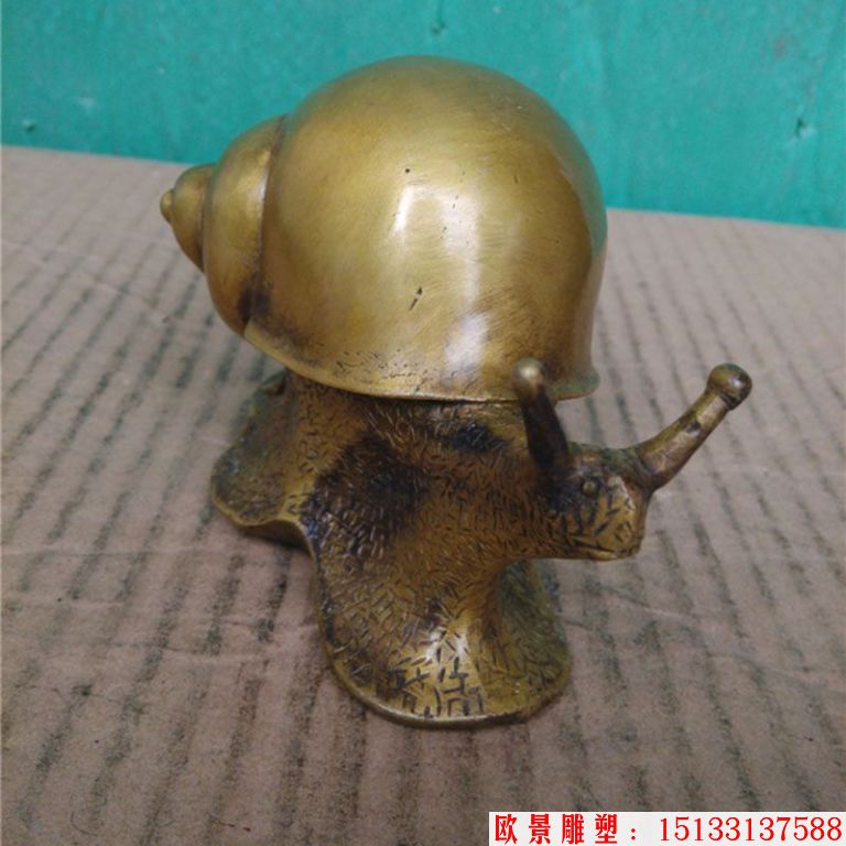 铜雕蜗牛雕塑 (3)